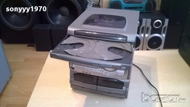 Aiwa nsx-s23 cd/tuner/aux/ampli/deck-внос швеицария, снимка 3 - Ресийвъри, усилватели, смесителни пултове - 14434960