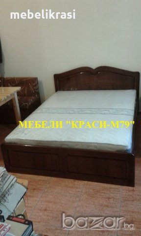 Спалня с механизъм за повдигане- Масив.За м-к 144/200 см. , снимка 3 - Спални и легла - 19861800