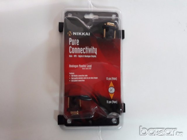 Кабел VGA-VGA за компютър към монитор