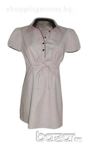 Риза за бременни и макси дами 08301 червено райе 