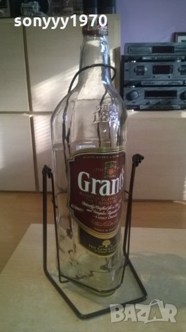 grants-4.5l-голяма бутилка от уиски-празна-55х20х20см, снимка 12 - Други - 24630757
