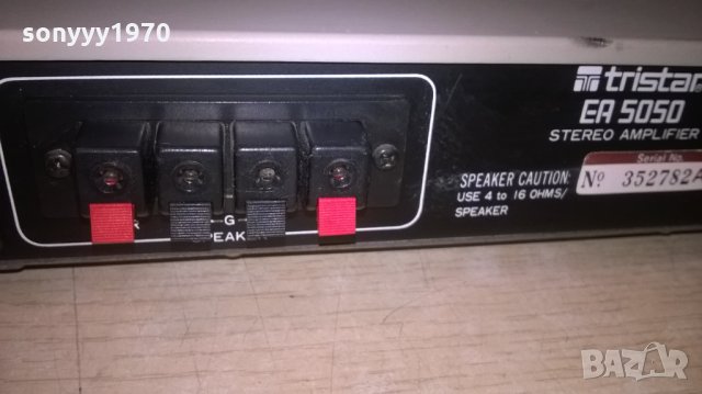 tristar ea5050 stereo amplifier-внос швеицария, снимка 13 - Ресийвъри, усилватели, смесителни пултове - 23202773