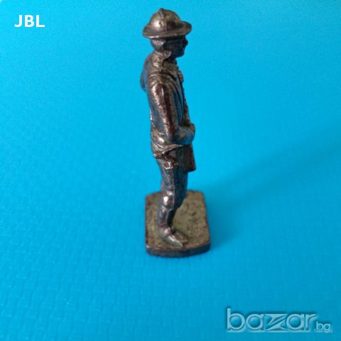 статуетка b.tilghman 1854г - 1924г usa фигурка made in italy статуетка войник рядка, снимка 5 - Антикварни и старинни предмети - 15269459