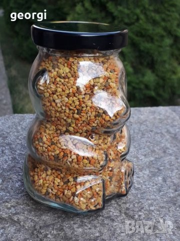 Стъклен Буркан мече за пчелен мед и прашец лукс , снимка 7 - Пчелни продукти - 25785197