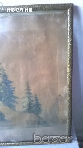 стара картина-пейзаж, снимка 3 - Картини - 18064350