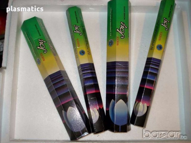 Индийски ароматни пръчици - JOY - incense sticks - аромати, снимка 3 - Декорация за дома - 14947705