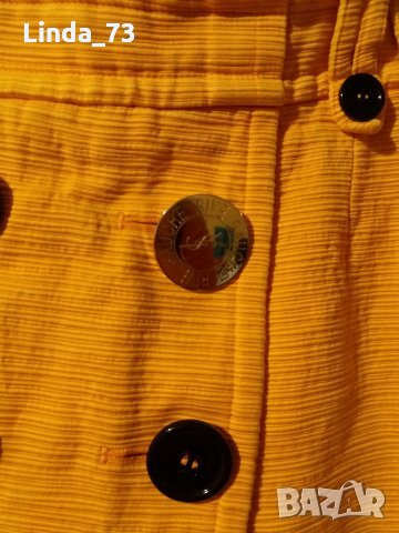 Дам.пола-"YVES SAINT LAURENT"-/памук/,цвят-оранжев. Закупена от Италия., снимка 6 - Поли - 23677247