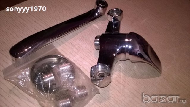 смесител за стена с чучур 23см-нов, снимка 14 - Смесители - 19218325