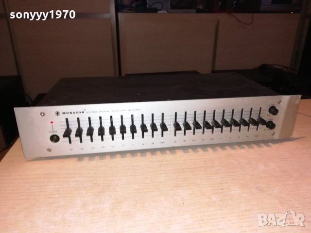monacor ge-206a equalizer-made in taiwan-внос швеицария, снимка 2 - Ресийвъри, усилватели, смесителни пултове - 21638848