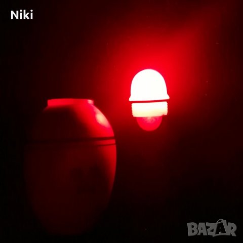 Светеща подвижна тапа с батерия, снимка 5 - Такъми - 22055579