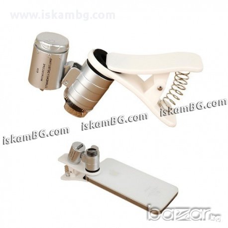 Микроскоп за телефон с увеличение 60х - код 1178, снимка 3 - Калъфи, кейсове - 13703617