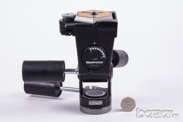 Manfrotto 029 глава за трипод 3D., снимка 7 - Чанти, стативи, аксесоари - 21184772
