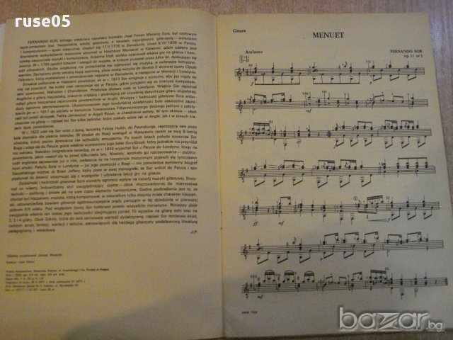 Книга "KLASYCY GITARY-utwory wybrane-FERNANDO SOR" - 44 стр., снимка 2 - Специализирана литература - 15840400