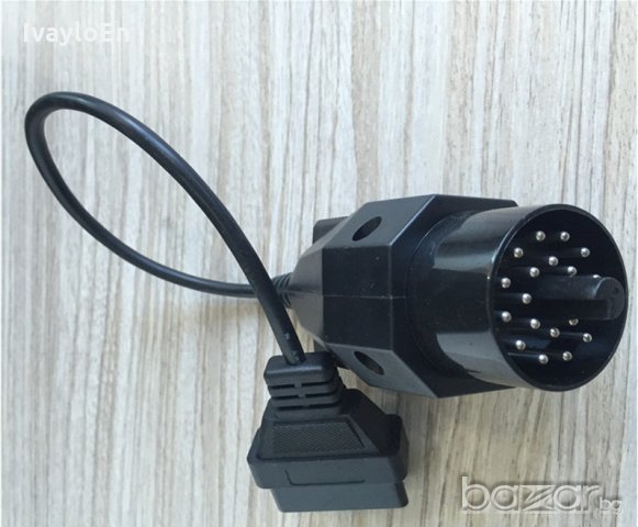 OBDII Кабел преходник за BMW 20 пина, снимка 3 - Аксесоари и консумативи - 19945539