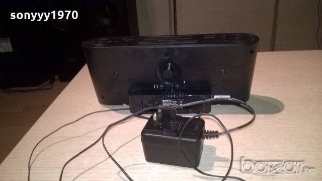 sony iphone/tuner/clock/aux/ampli+adaptor-внос англия, снимка 15 - Ресийвъри, усилватели, смесителни пултове - 19582368