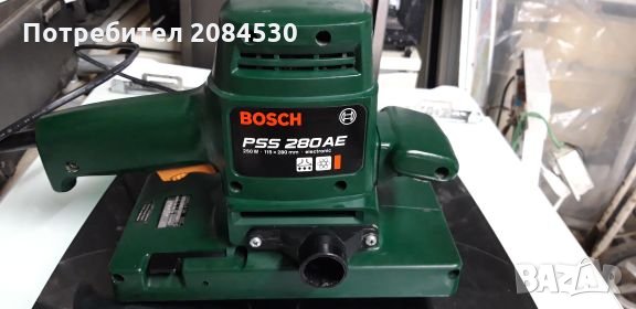 Вибрационна шлайфмашина Bosch250w PSS 280AE, снимка 1 - Други машини и части - 24463120