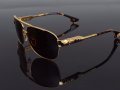 Слънчеви очила Chrome Hearts Buek Gold, снимка 1