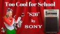 sony srf-s28 mini radio-9,5х6х2см-внос швеция, снимка 1