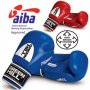 Боксови ръкавици Green Hill Aiba Tiger - Син, снимка 1 - Спортна екипировка - 20621241