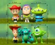 6 бр малки Monsters Университет за таласъми и Toy Story Играта на играчките пластмасови играчки 