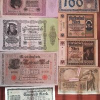 Немски банкноти, снимка 1 - Нумизматика и бонистика - 22069683