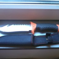 Ловен нож от високовъглеродна стомана и полимерна дръжка , снимка 3 - Ножове - 15243882