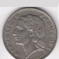 FRANCE  1933  5 Francs, снимка 1 - Нумизматика и бонистика - 20170562