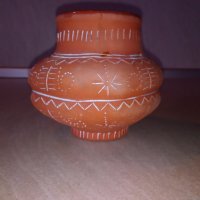 Стара глинена ваза, снимка 1 - Саксии и кашпи - 24794586