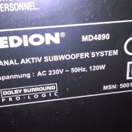 Medion md4890 active subwoofer 5+1-40/36/22см-внос швеицария, снимка 11 - Ресийвъри, усилватели, смесителни пултове - 13943344