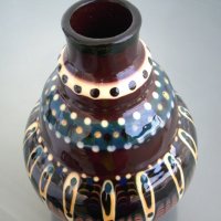Старинна ваза керамика, снимка 3 - Антикварни и старинни предмети - 23642897