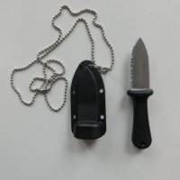 Нож за врат / Нож за носене на врат, снимка 1 - Ножове - 22076003