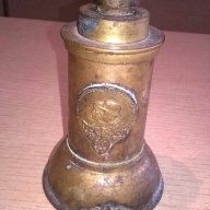 хитлериска антика-немска запалка-ретро-17х9см-внос швеицария, снимка 3 - Антикварни и старинни предмети - 18039160