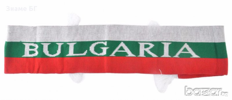 Зимен  двоен шал България с ресни , снимка 1