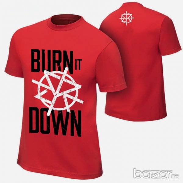  WWE! Мъжки и Детски кеч тениски SETH ROLLINS RED BURN! Поръчай модел с твоя снимка! , снимка 1