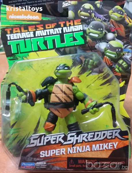 TMNT Базова екшън фигура Костенурките Нинджа Super Ninja Mikey , снимка 1