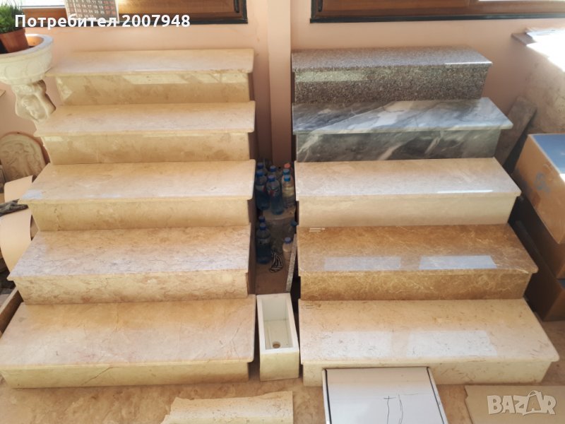 Стъпала от мрамор, гранит, травертин, варовик, снимка 1