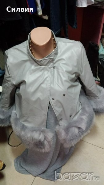 сиво уникално палтенце за 65лв, снимка 1