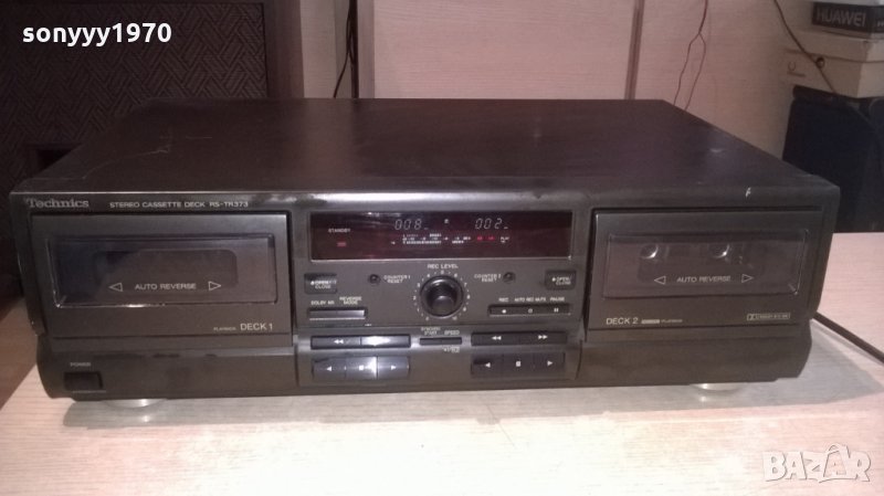 Technics rs-tr373 stereo deck-made in japan-внос швеицария, снимка 1