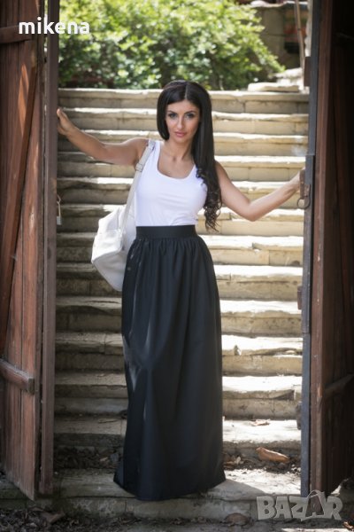 Дълга пола на ластик, снимка 1