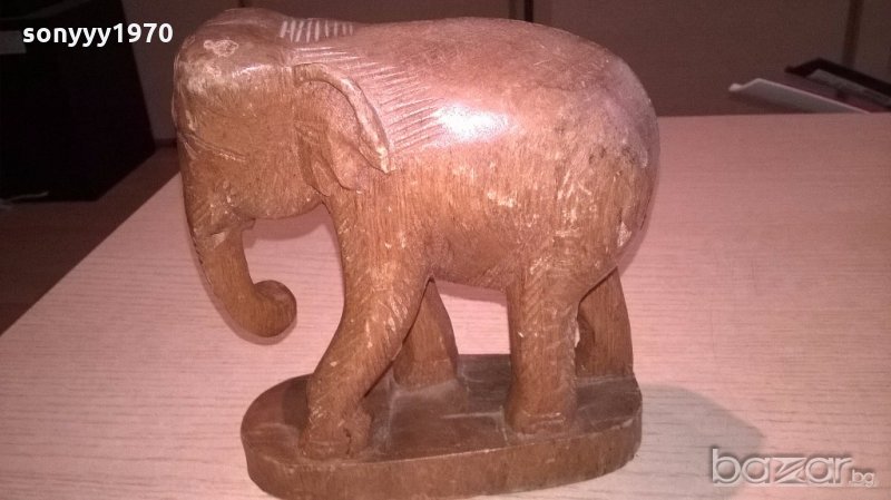 слон-16х16х7см-внос швеицария, снимка 1