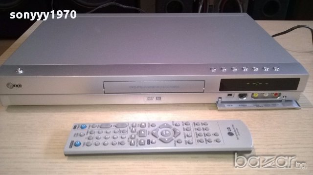 Lg dr175 dvd recorder+remote-внос швеицария, снимка 2 - Ресийвъри, усилватели, смесителни пултове - 13568280