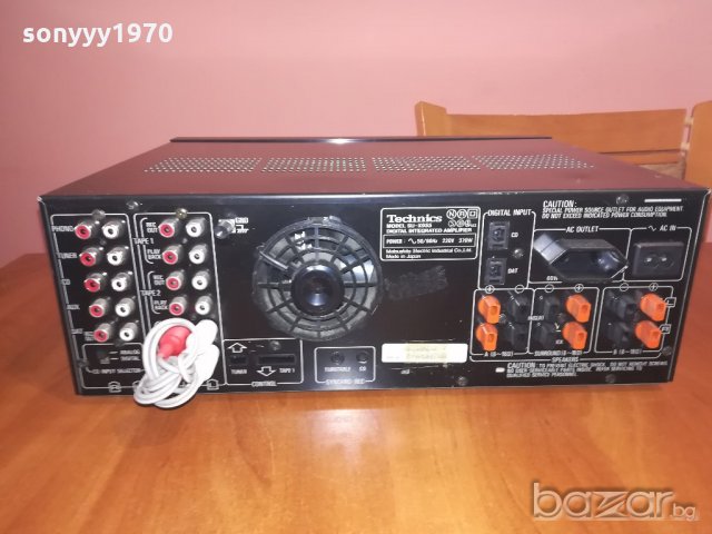 ПОРЪЧАН-technics-stereo amplifier-made in japan-370w-внос швеицария, снимка 13 - Ресийвъри, усилватели, смесителни пултове - 21110465
