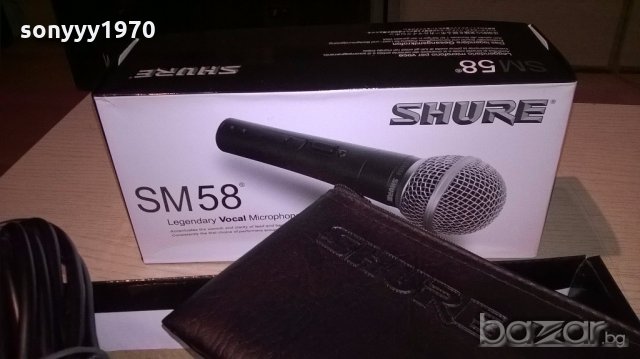 shure sm58 full complect-microphone-нов пълен комплект, снимка 16 - Микрофони - 19968160