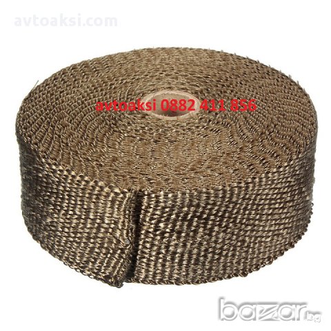 Изолационна лента за изпускателни тръби 5см/10м-78555, снимка 4 - Аксесоари и консумативи - 16954632