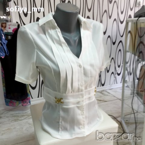 Дамски Ризи два цвята, снимка 4 - Ризи - 11362579