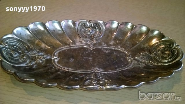 поднос/Фруктиера-36/19см-внос швеицария, снимка 8 - Антикварни и старинни предмети - 14514558