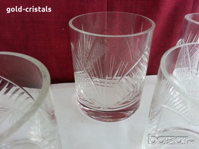  кристални чаши за уиски , снимка 16 - Сервизи - 20129381