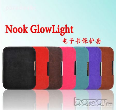 Калъф с магнитно закопчаване за Nook GlowLight  4-та генерация, снимка 2 - Таблети - 10025384