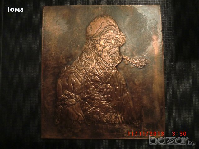 медна декорация картина