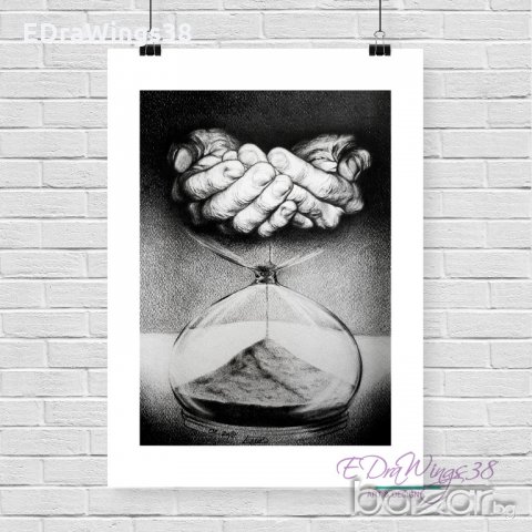 Картина Графика Арт принт "Време"